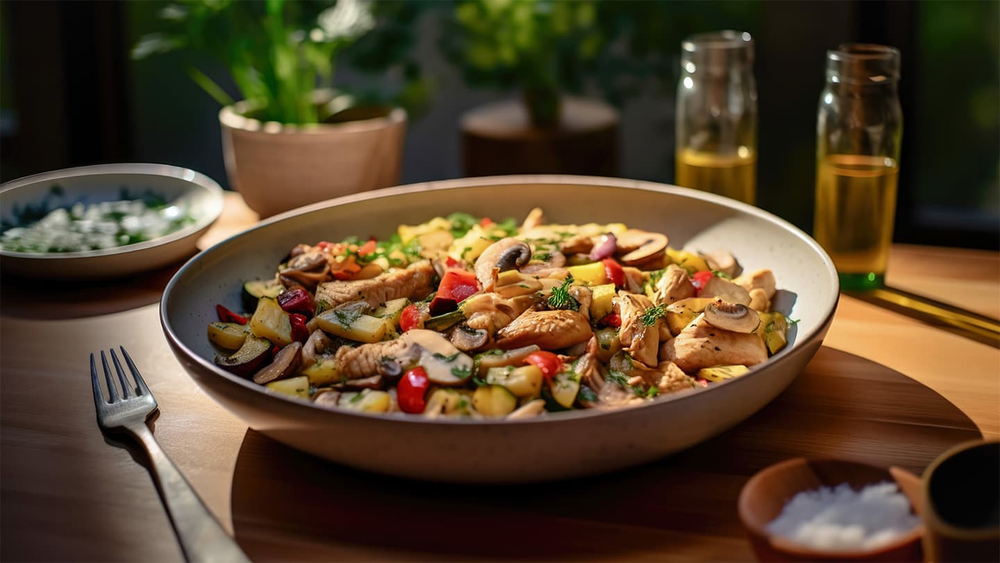 Chicken and Vegetable Sauté